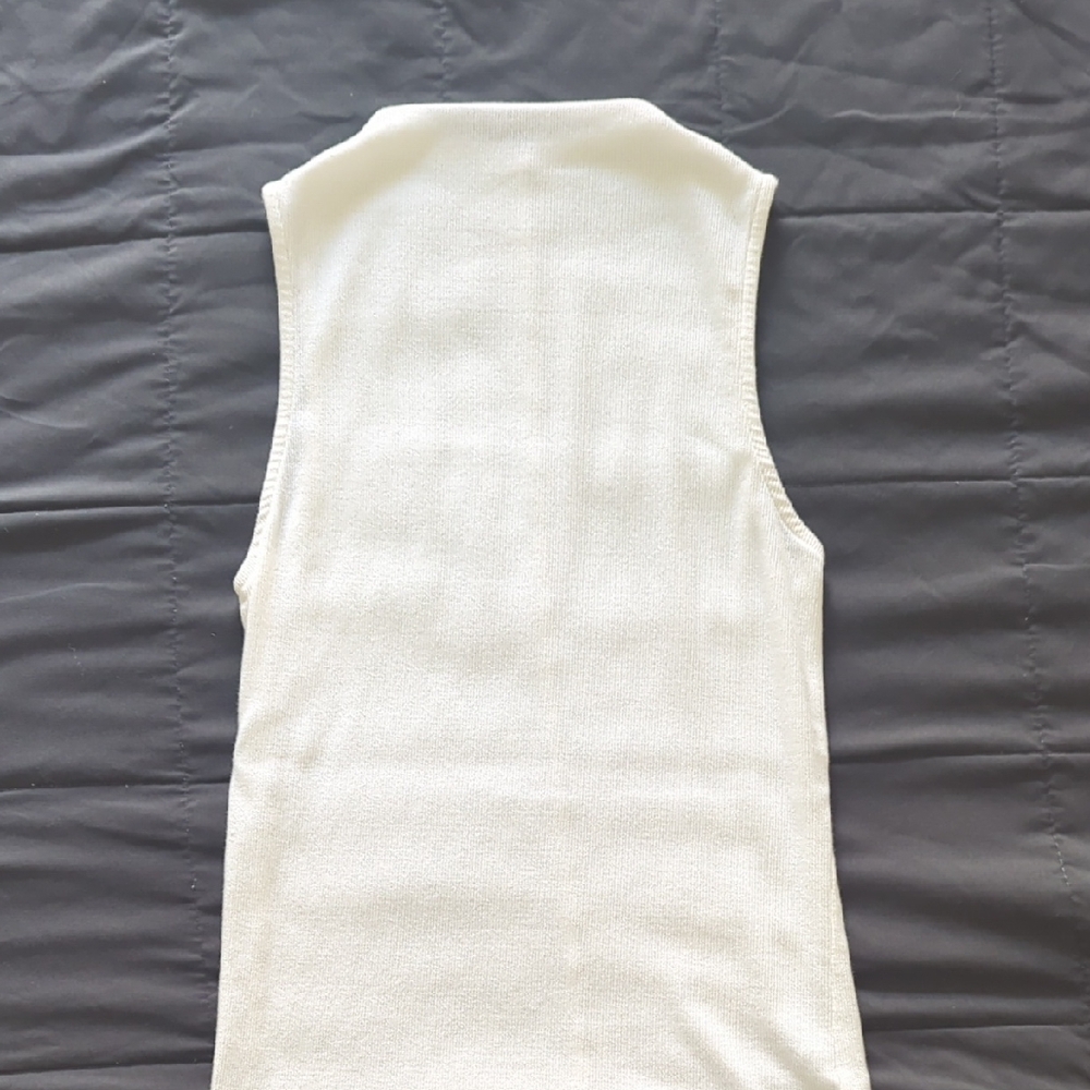 a new day Cream Sleeveless Tank Top